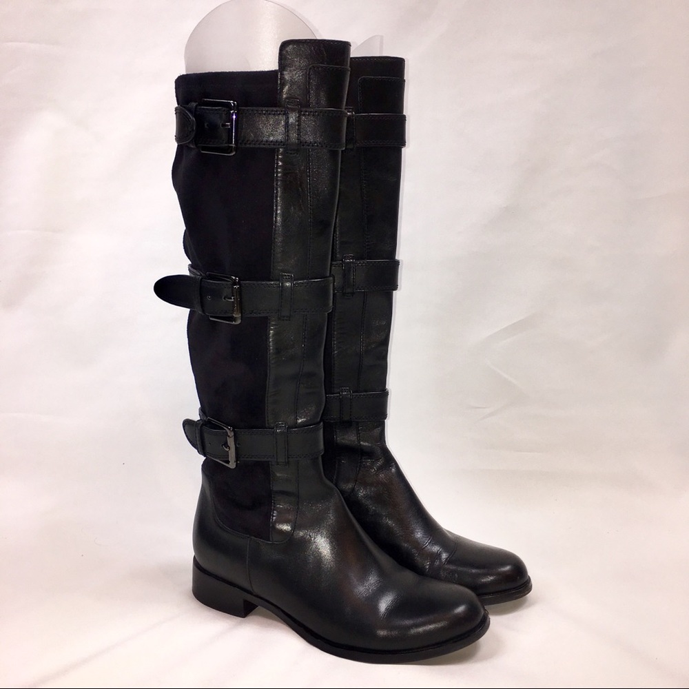 Cole Haan Triple Buckle Avalon Equestrian Boot 6.5